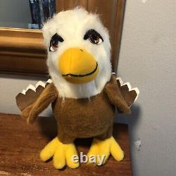 Rare Vintage Animal Fair Plush Stuffed Western Federal Savings & Loan Bald Eagle