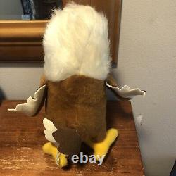 Rare Vintage Animal Fair Plush Stuffed Western Federal Savings & Loan Bald Eagle