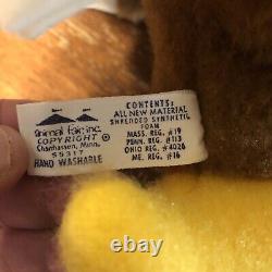 Rare Vintage Animal Fair Plush Stuffed Western Federal Savings & Loan Bald Eagle