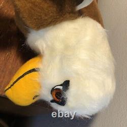 Rare Vintage Animal Fair Plush Stuffed Western Federal Savings & Loan Bald Eagle