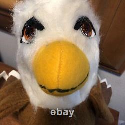 Rare Vintage Animal Fair Plush Stuffed Western Federal Savings & Loan Bald Eagle