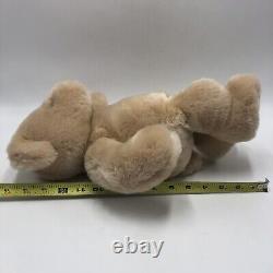 Rare Vintage Gund Plush Bear 14 Stuffed Animal Tan Punky Misprint of Bunky