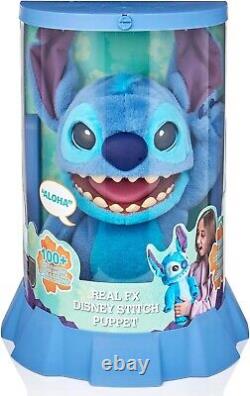 Real FX Stitch Disney Puppet Interactive Plush Toy Brand New Fast Free Shipping