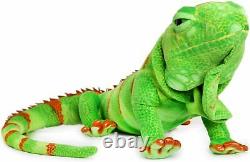 Realistic Giant Iguana Big Stuffed Animal Plush Soft Huge Lizard Toy Kid Gift