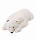 Realistic Large Polar Bear Stuffed Toy Body Pillow Weighted Animal Plush Teddy