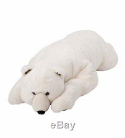 Realistic Large Polar Bear Stuffed Toy Body Pillow Weighted Animal Plush Teddy