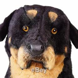 Rottweiler by Piutre, Hand Made in Italy, Plush Stuffed Animal NWT