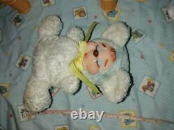 Rubber face plush doll crying bear squeaky (rushton style) 9