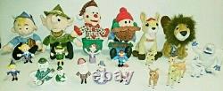 Rudolph Island of Misfit Toys Lot 22 Plush + Figurines Bumble Sam Hermey Clarice