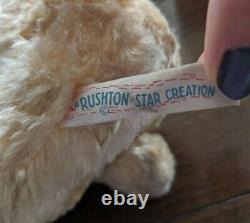 Rushton Lion Vintage Rubber Face Rare Vintage Plush