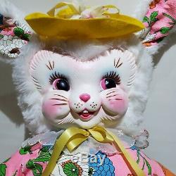 Rushton Rubber Face Bunny Rare 27 inch Plush mint condition