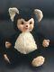 Rushton Rubber Face Chubby Tubby Bear 1950s Plush Stuffed Animal Panda Toy 16 In
