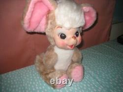 Rushton Rubber Face Plush Mouse Vintage Stuffed Animal