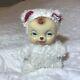 Rushton Rubber Face Valentine Crybaby Bear Mouse Vintage Midcentury Plush Toy
