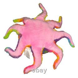 SQUISHABLE Prism Octopus PLUSH TIE DYE Rainbow LARGE Stuffed Animal RETIRED NWT