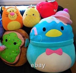 SQUISHMALLOW KELLYTOY PLUSH STUFFED ANIMAL SET OF 12 RARE with TAGS