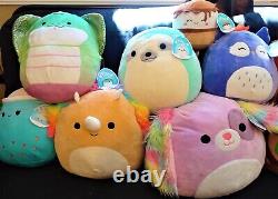 SQUISHMALLOW KELLYTOY PLUSH STUFFED ANIMAL SET OF 12 RARE with TAGS