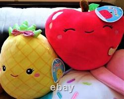 SQUISHMALLOW KELLYTOY PLUSH STUFFED ANIMAL SET OF 12 RARE with TAGS