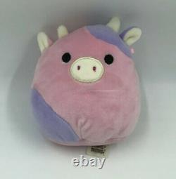 SQUISHMALLOWS Very Rare Plush Patty the Cow Pink/Purple Easter Edition 6
