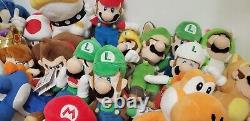 Sanei Super Mario Bros. Plush Lot of 25 Gift for Kids 2023 (Nintendo/Sega)
