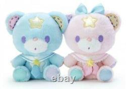 Sanrio Little Twin Stars Puff Poff Cute Bear Plush Mascots 45th anniversary d289