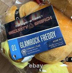 Sanshee Glamrock Freddy Plush FNAF (In Hand) Sealed Official
