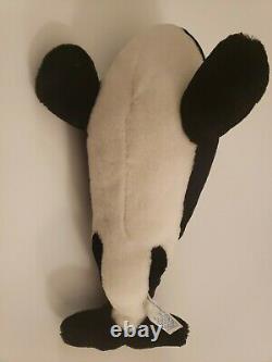 Sea World Shamu Killer Whale Orca Black & White Plush Stuffed Animal Toy Clean