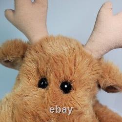 Sears Soft Dreams Reindeer Plush Stuffed Animal 1990's Christmas 16 No. 55610