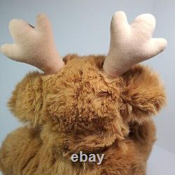 Sears Soft Dreams Reindeer Plush Stuffed Animal 1990's Christmas 16 No. 55610