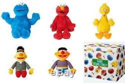 Sesame Street x KAWS UNIQLO Toy Complete Box Set of 5 Plush Doll stuffed animal