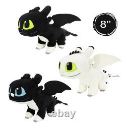 Set Night Light Plush Doll 8 Official Licensed How to Train Your Dragon 3 Toys