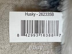 Set Of 3 (Small Medium XXL) Husky Dog Plush Polar Stuffed Animal Toys White Gray