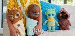 Set Star Wars Galactic Pals Plush Baby Rodian Greedo Ewok Chewbacca Jawa Wookie