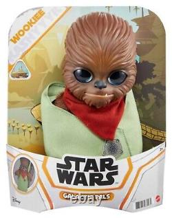 Set Star Wars Galactic Pals Plush Baby Rodian Greedo Ewok Chewbacca Jawa Wookie