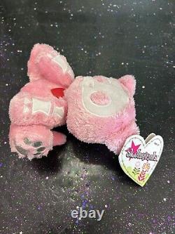 Skelanimals 7 Pink Plush Stuffed Animal Skeleton with Heart Kit The Cat RARE