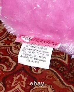 Skelanimals Pink Heart Kit the Cat Plush Stuffed Sitting Bean Large 10 RARE NEW