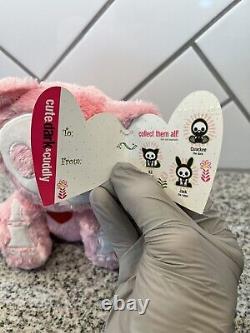 Skelanimals Pink Plush Stuffed Animal 7 Skeleton with Heart Kit The Cat RARE