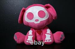 Skelanimals SUPER RARE Lovestruck Dax Pink Plush Stuffed Animal Bean Bag Toy