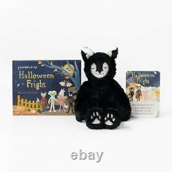 Slumberkins LIMITED EDITION Halloween Black Cat Lynx Kin Animal Stress Relief