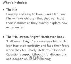 Slumberkins LIMITED EDITION Halloween Black Cat Lynx Kin Animal Stress Relief