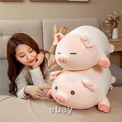 Soft Fat Pig Plush Pillow, Cute Pig Stuffed Animal Gift for Bedding, Kids