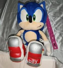 Sonic The Hedgehog 2001 SOAP SHOES SONIC Plush TAGGED Sonic Adventure SUPER RARE