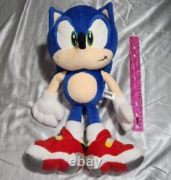 Sonic The Hedgehog 2001 SOAP SHOES SONIC Plush TAGGED Sonic Adventure SUPER RARE