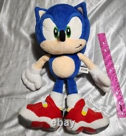 Sonic The Hedgehog 2001 SOAP SHOES SONIC Plush TAGGED Sonic Adventure SUPER RARE