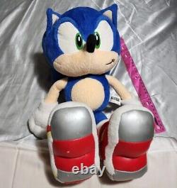 Sonic The Hedgehog 2001 SOAP SHOES SONIC Plush TAGGED Sonic Adventure SUPER RARE