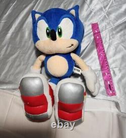 Sonic The Hedgehog 2001 SOAP SHOES SONIC Plush TAGGED Sonic Adventure SUPER RARE