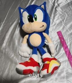 Sonic The Hedgehog 2001 SOAP SHOES SONIC Plush TAGGED Sonic Adventure SUPER RARE