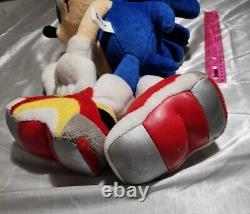 Sonic The Hedgehog 2001 SOAP SHOES SONIC Plush TAGGED Sonic Adventure SUPER RARE