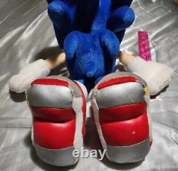 Sonic The Hedgehog 2001 SOAP SHOES SONIC Plush TAGGED Sonic Adventure SUPER RARE