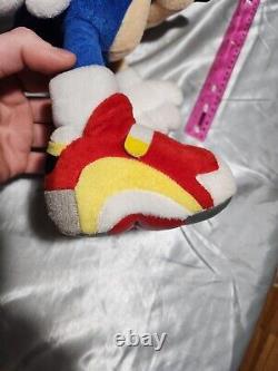 Sonic The Hedgehog 2001 SOAP SHOES SONIC Plush TAGGED Sonic Adventure SUPER RARE